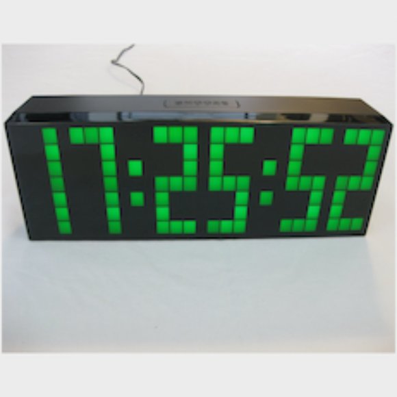 Digital JUMBO Modular LED Display Clock "Green LED" (As New) - Picture 3 of 16